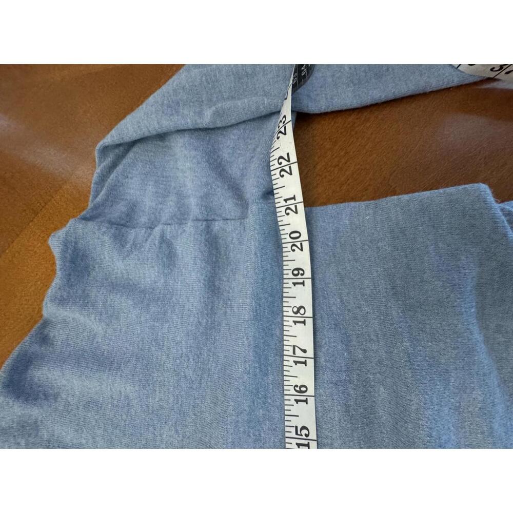 Women’s Light Blue Crew Neck Sweater, Size Large - Picture 4 of 7